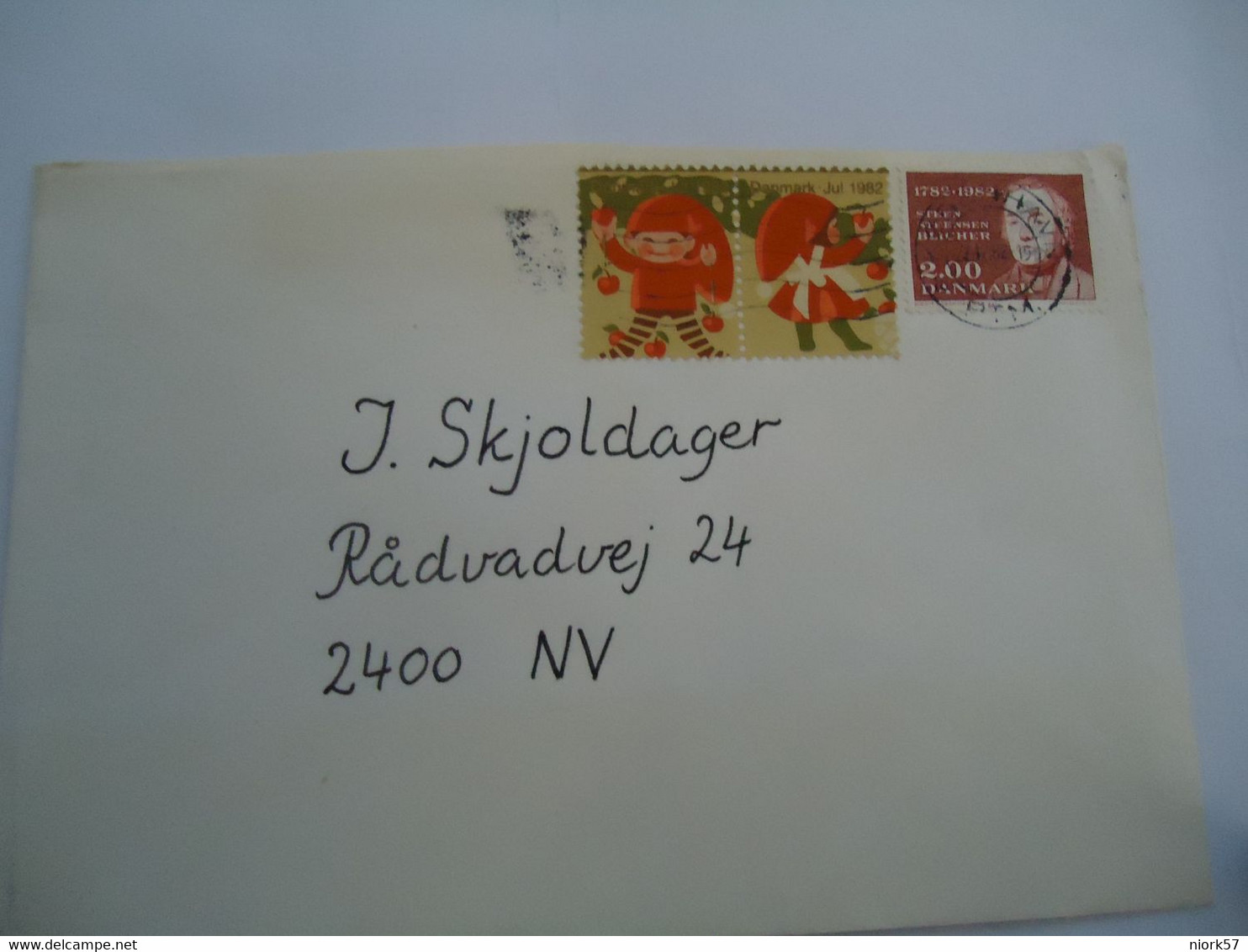 DENMARK COVER  1982  WITH VIGNETTES - Maximum Cards & Covers