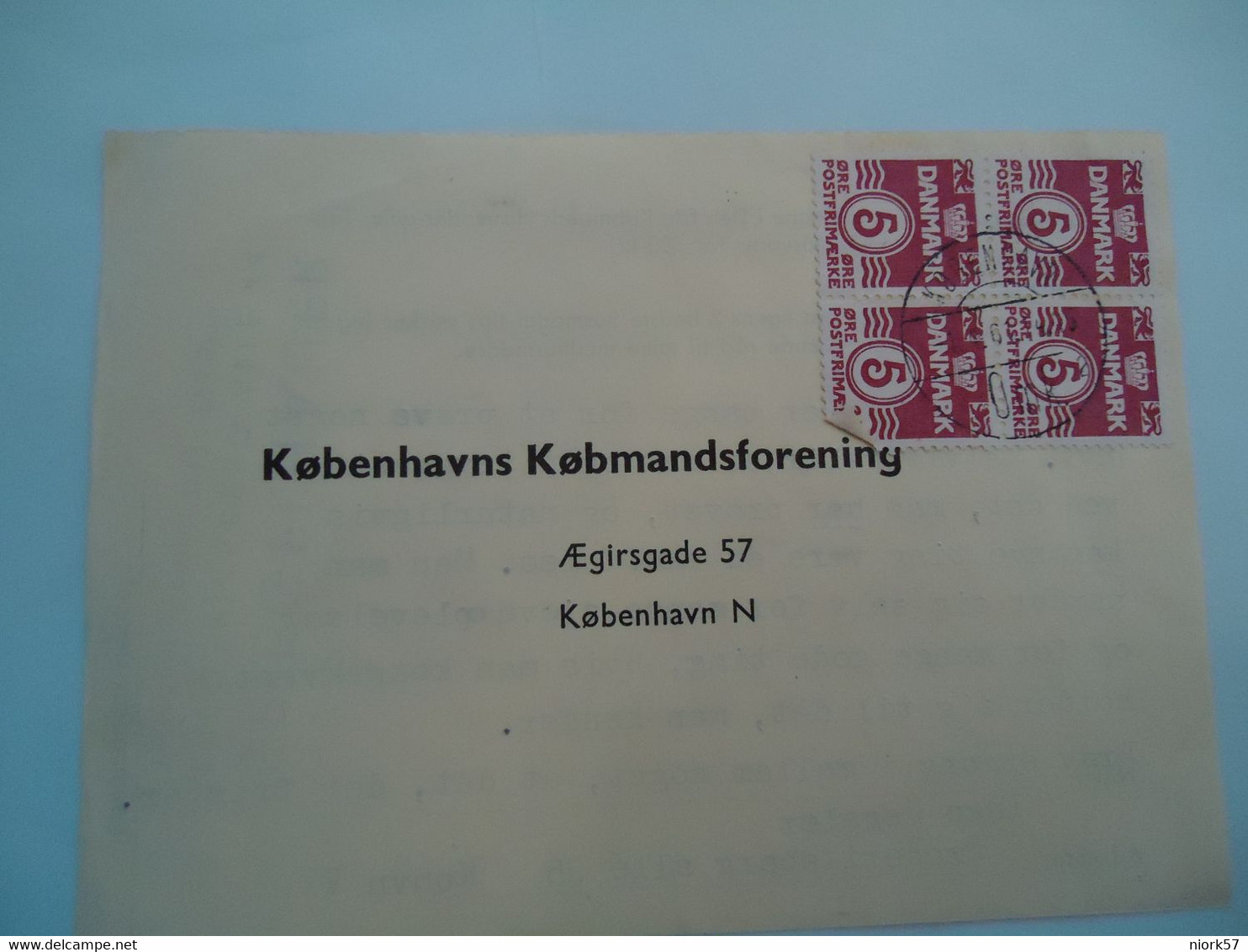 DENMARK SHEET 1961 BLOCK OF 4   2 SCAN - Cartoline Maximum