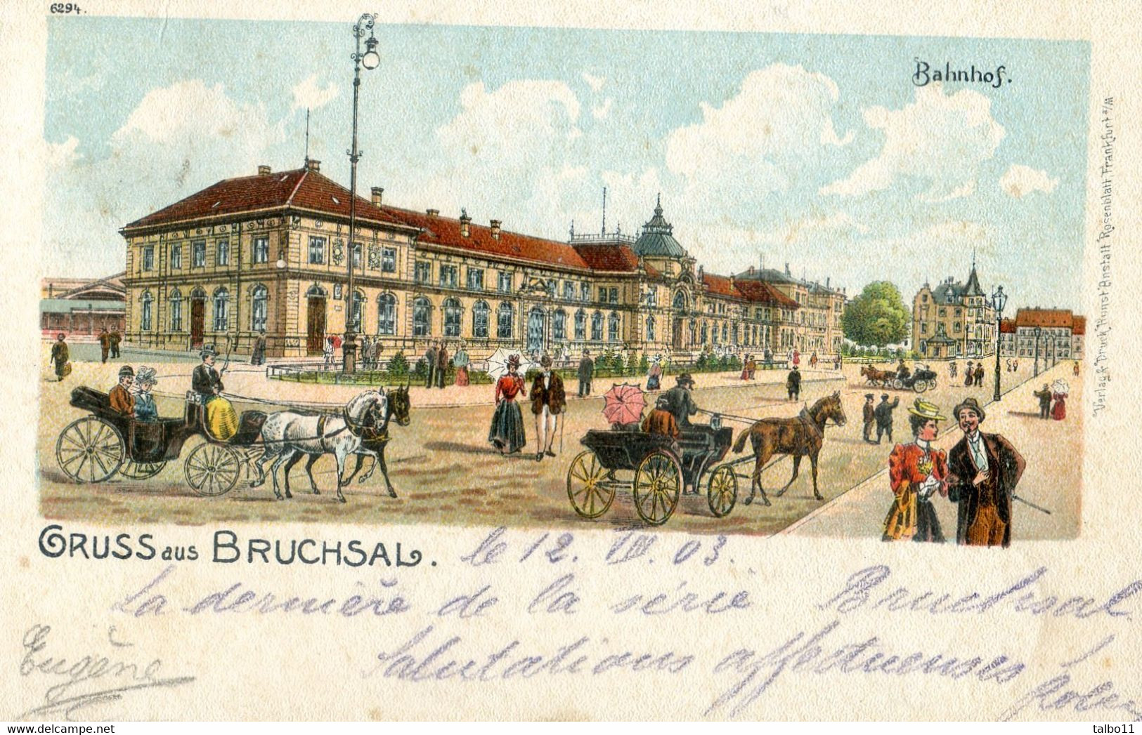 Allemagne - Gruss Aus Bruchsal - Bahnhof - Bruchsal
