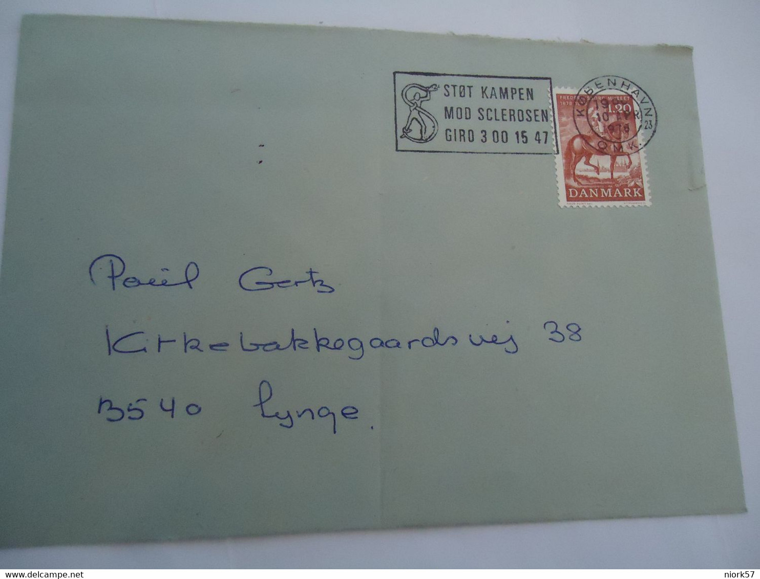 DENMARK COVER 1978  KOBENHAVN 23 - Tarjetas – Máximo