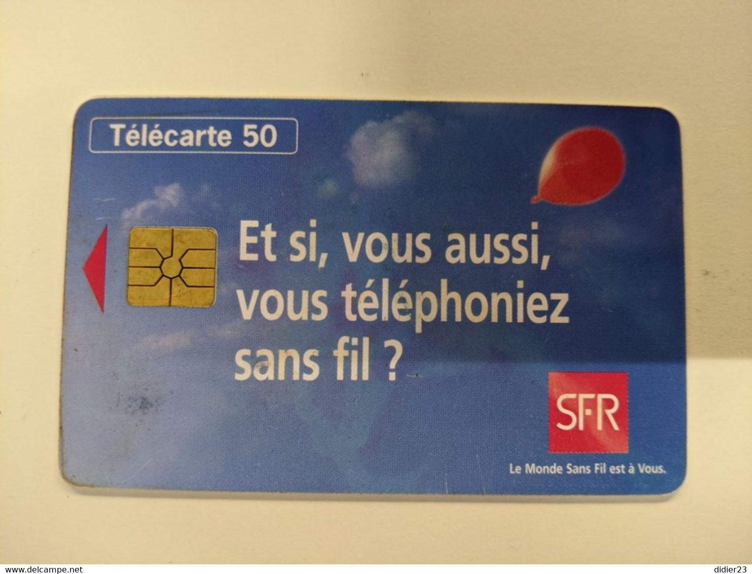 TELECARTE FRANCE TELECOM  50  SFR - Opérateurs Télécom