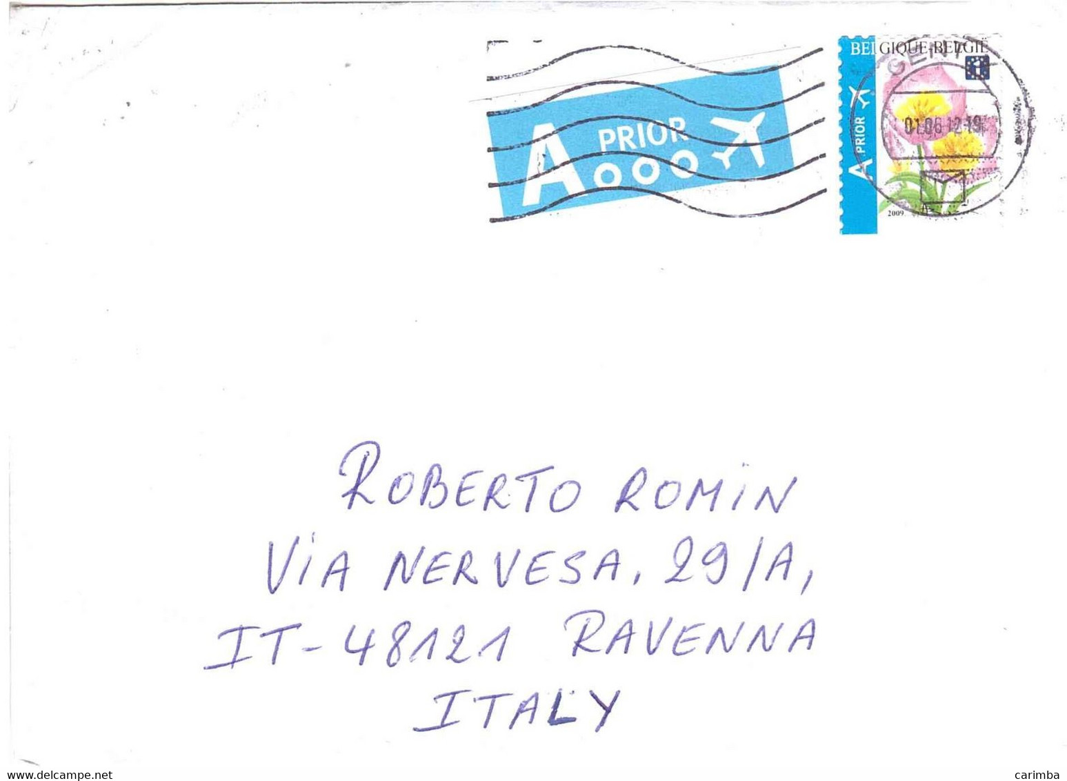 A PRIOR 1 LETTERA PER ITALIA - Lettres & Documents