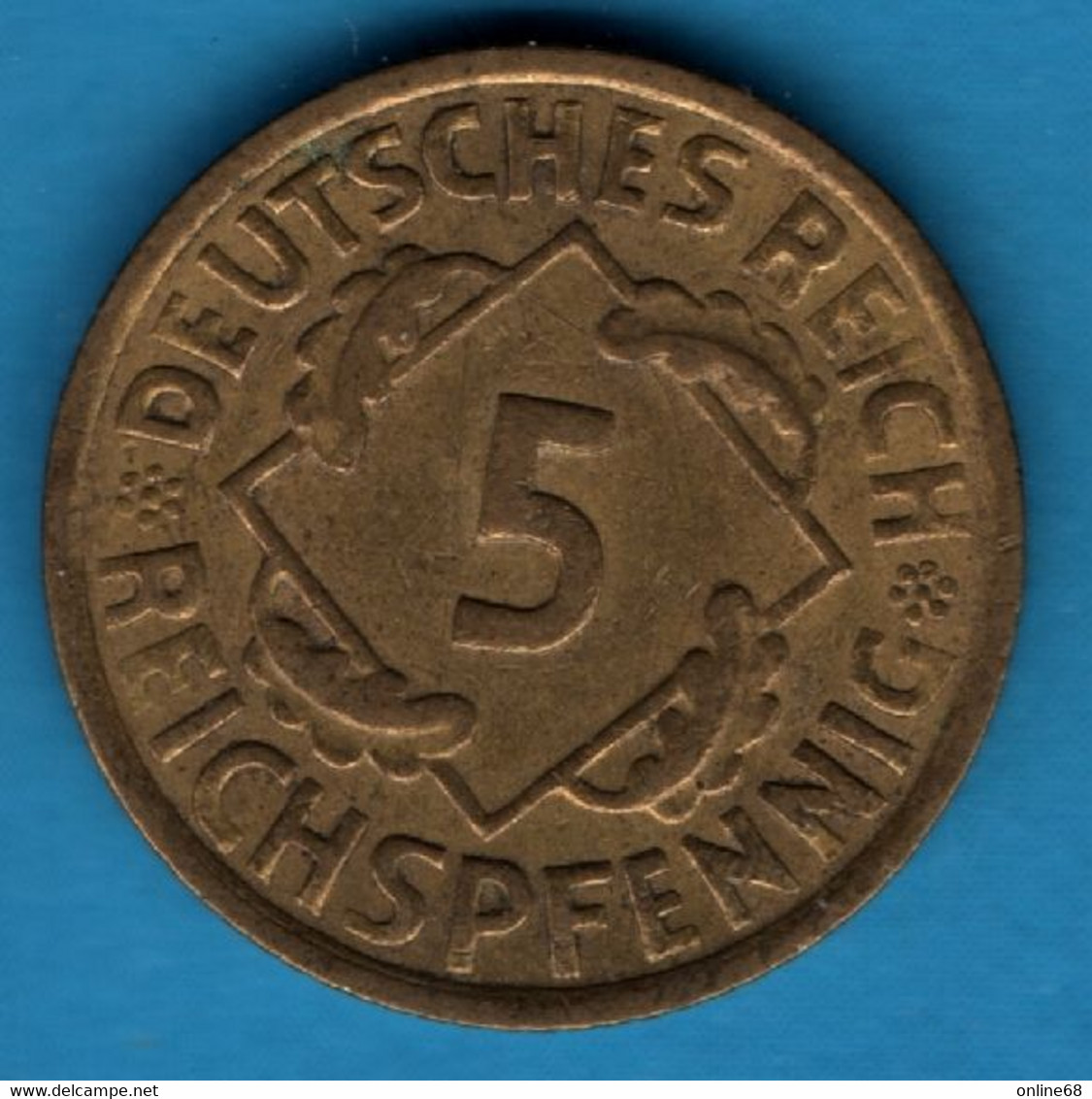 DEUTSCHES REICH 5 Reichspfennig 1936 A KM# 39 - 5 Reichspfennig
