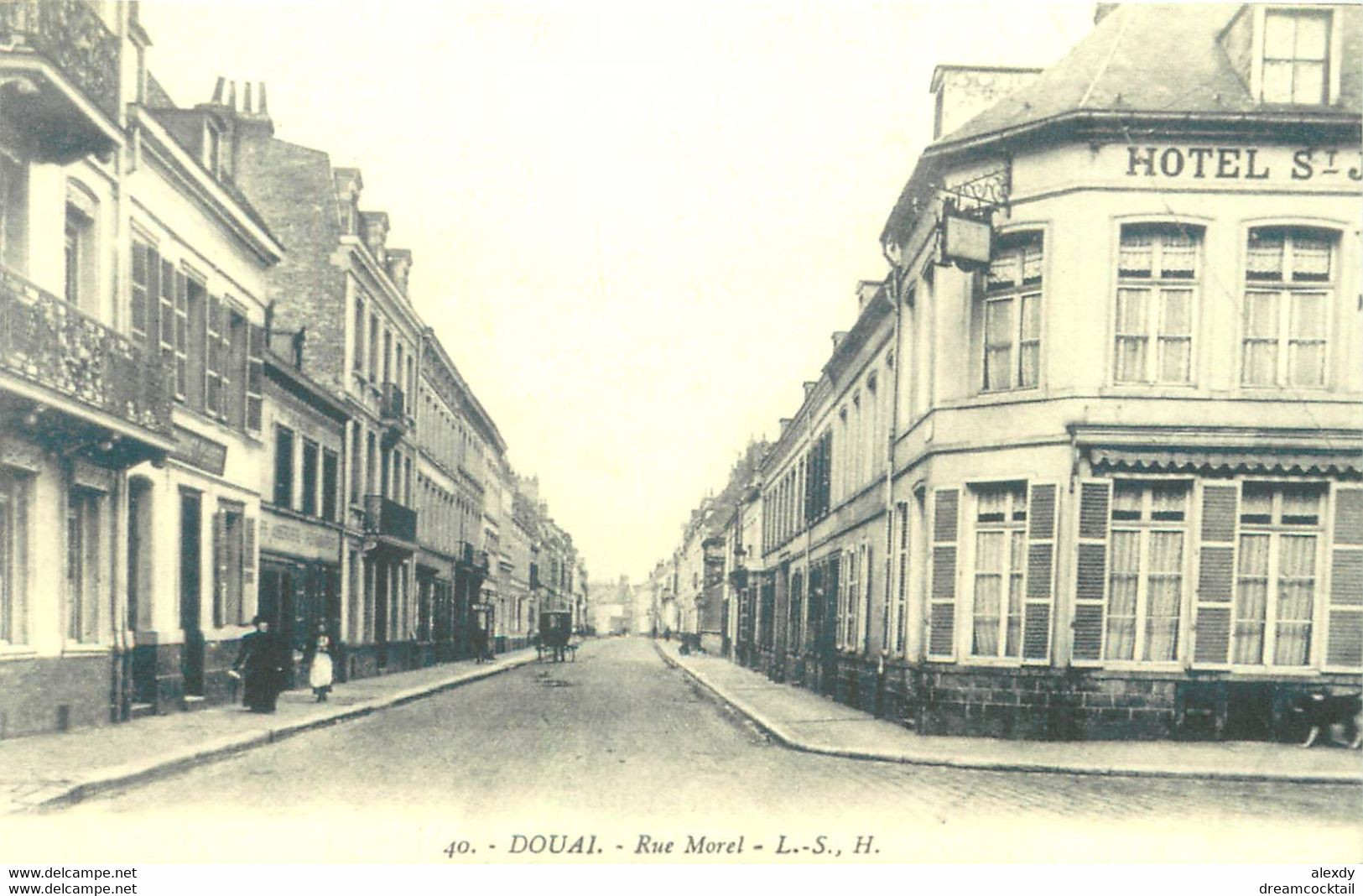 59 DOUAI. Rue Morel Hôtel Saint-Jacques - Douai