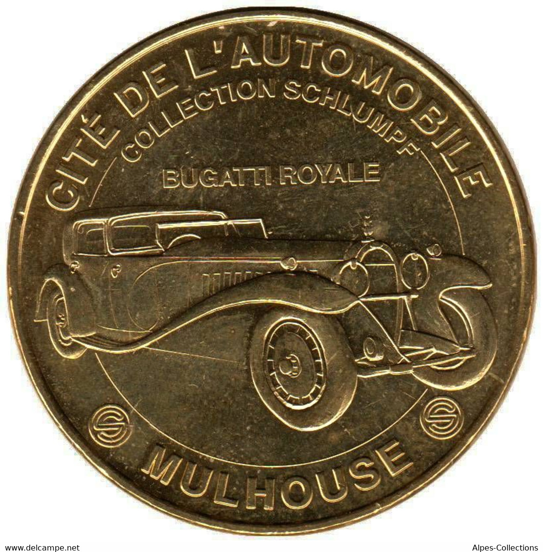 68-0574 - JETON TOURISTIQUE MDP - Mulhouse - Bugatti Royale - 2013.1 - 2013