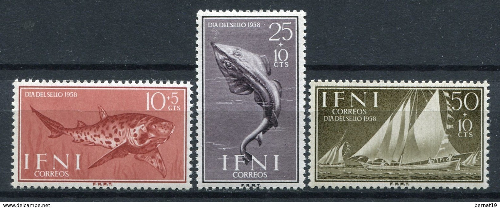 Ifni 1958. Edifil 149-51 ** MNH. - Ifni