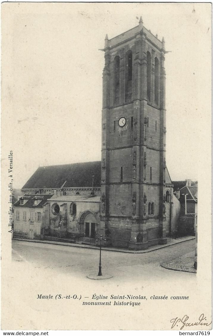 78    Maule  -   Eglise Saint Nicolas - Maule