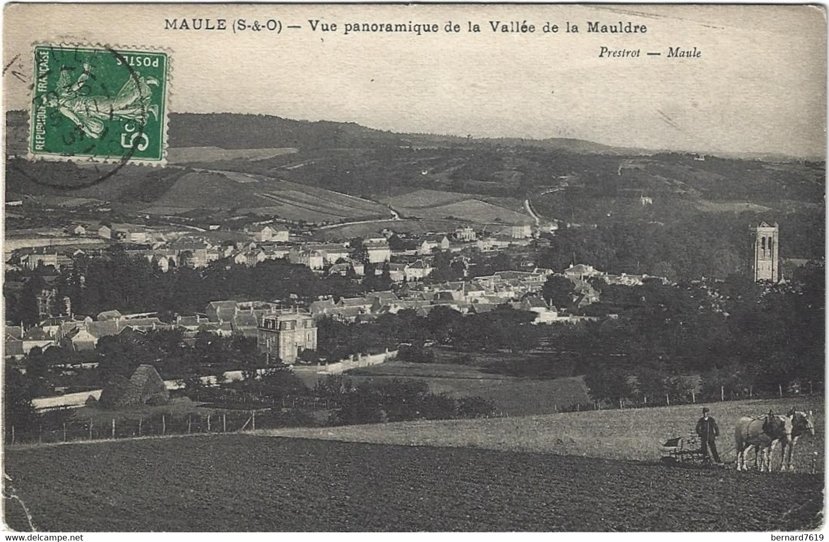 78    Maule  -  Vue  Panoramique De La Vallee De La Mauldre - Maule