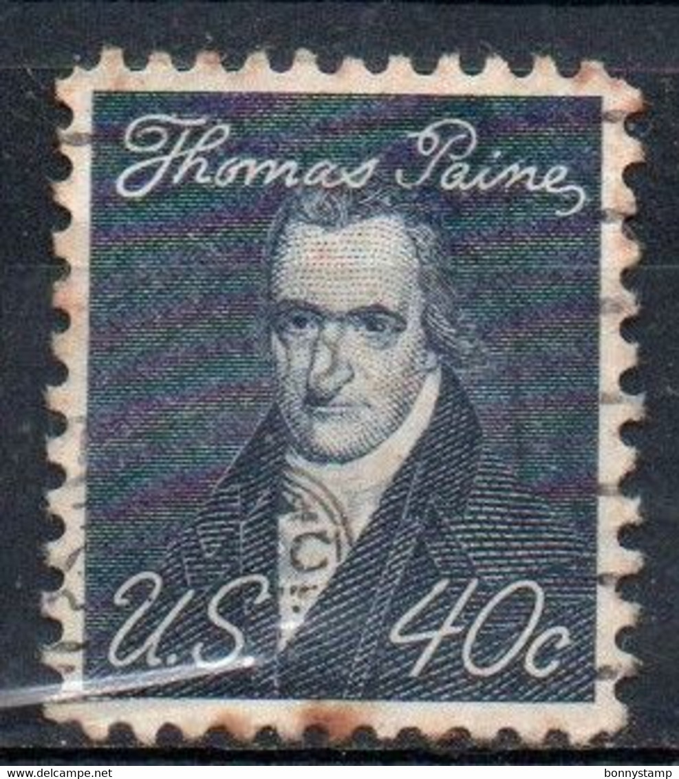 United States, 1965/78 - 40c Thomas Paine - Nr. 1292 Usato° - Gebruikt