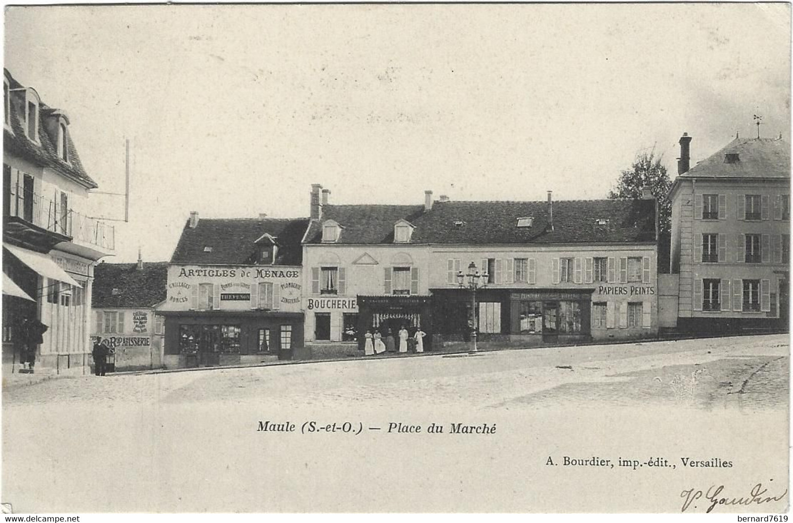 78    Maule  -  Place Du Marche - Maule