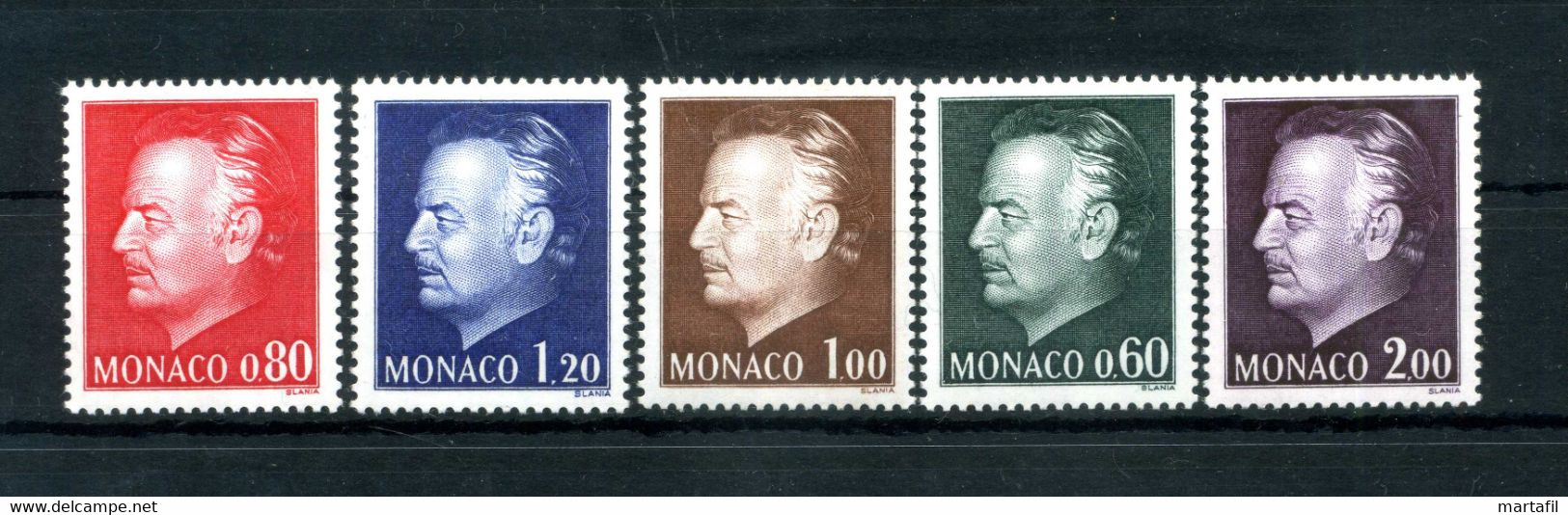 1974 MONACO SET MNH ** Principe Ranieri III - Unused Stamps