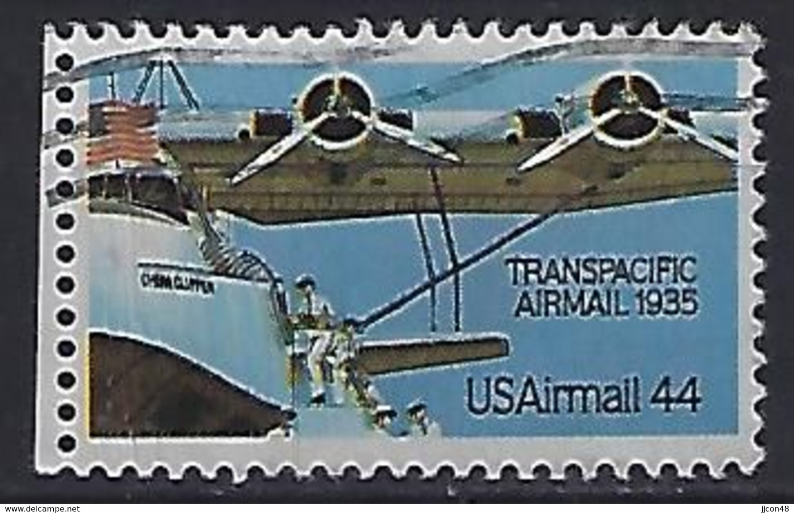 USA  1985  Transpacific Airmail  (o) Mi.1727 - 3a. 1961-… Used