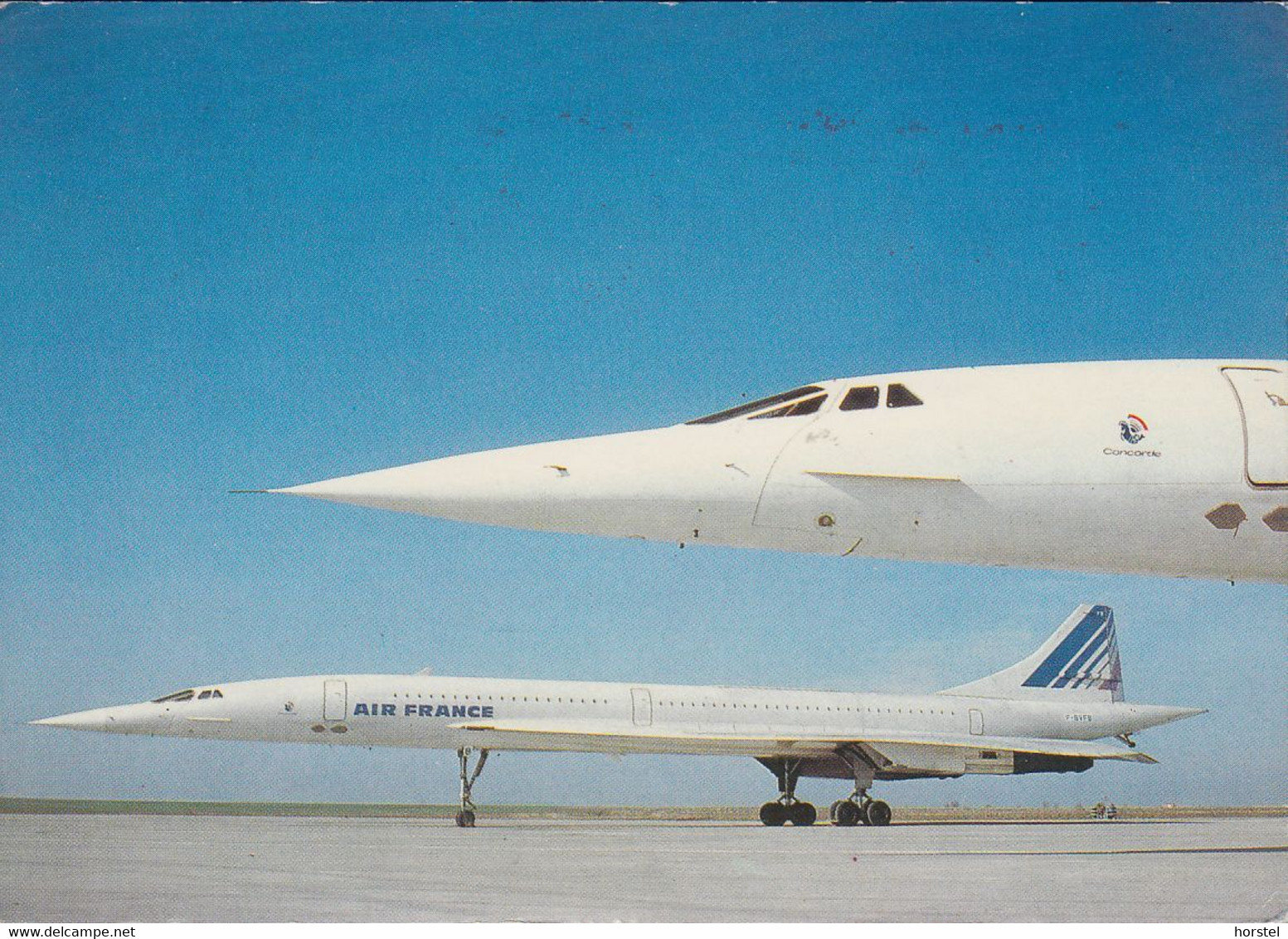 France - Paris - Concorde - Airplane - Air France - 1987 Stempel ! - Aéroports De Paris