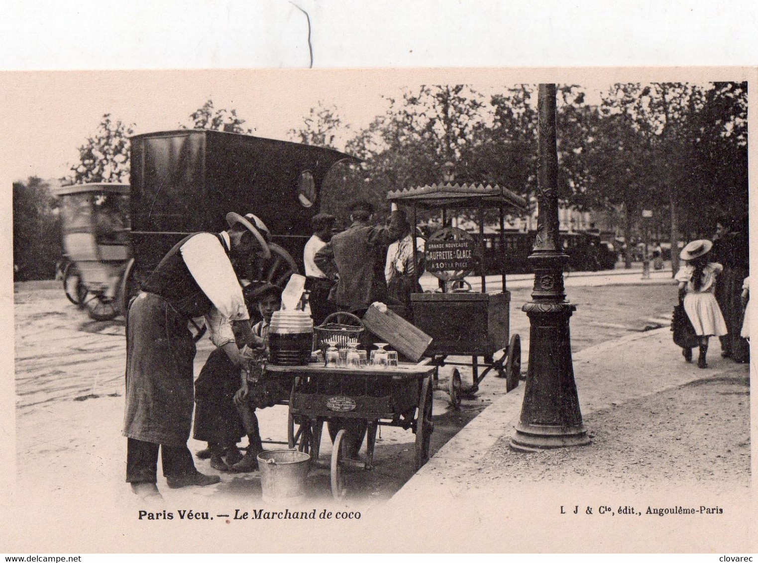 PARIS Vécu " Le Marchant De Coco" - Sonstige & Ohne Zuordnung