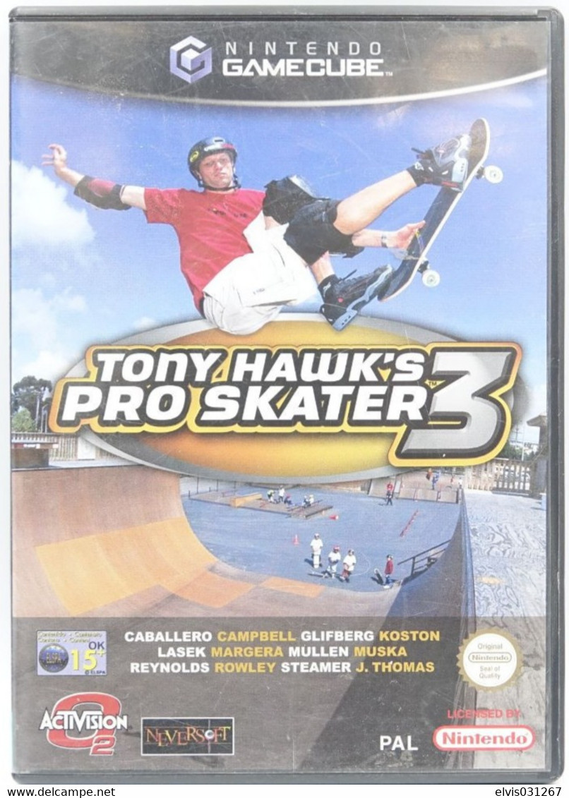 NINTENDO GAMECUBE : TONY HAWK'S PRO SKATER 3 - EUROPE EDITION - Game - Nintendo GameCube