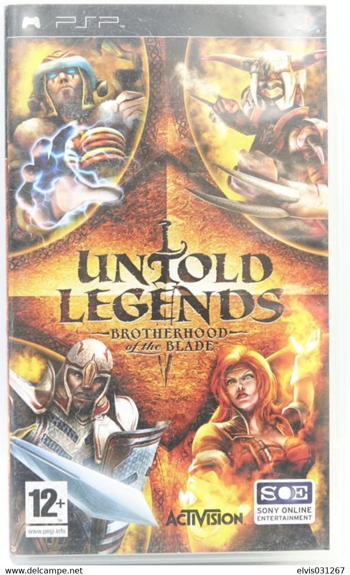 SONY PLAYSTATION PORTABLE PSP : UNTOLD LEGENDS BROTHERHOOD OF THE BLADE - ACTIVISION - PSP