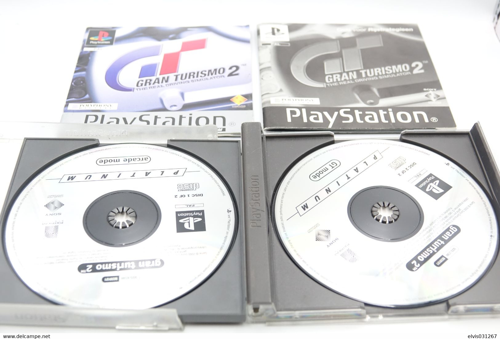 SONY PLAYSTATION ONE PS1 : GRAN TURISMO 2 THE REAL DRIVING SIMULATOR - PLATINUM - Playstation