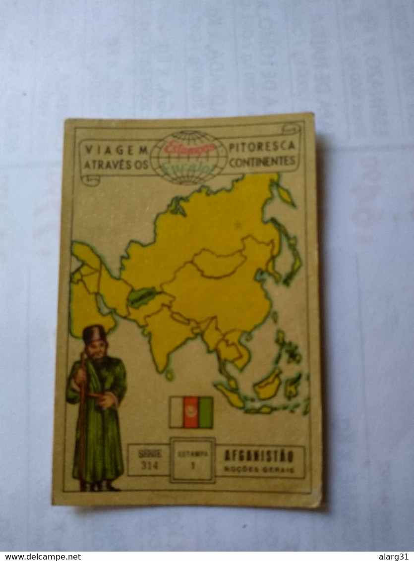 Afganistán.eucalol SOAP Cromo No Postcards(2)map&other6*9cmts.rare Reprint 1957.better Condition.. - Afganistán