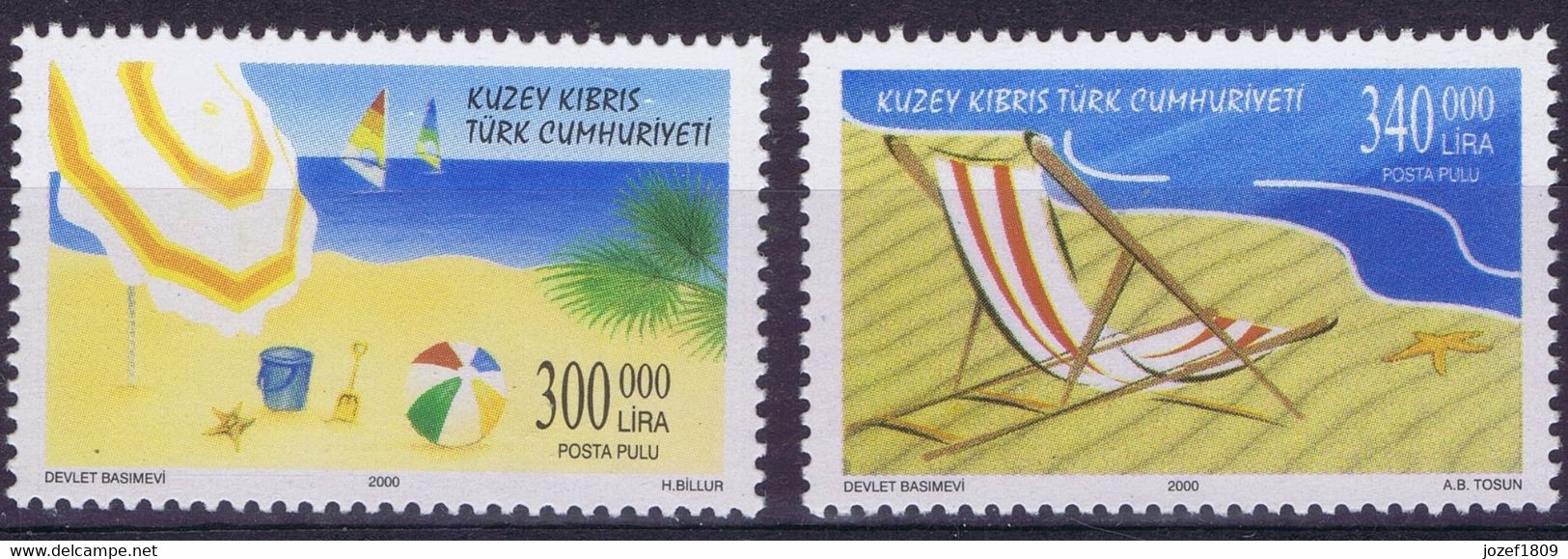 Cyprus (Turkish Republic) 2000 Tourism, Beach - Sonstige & Ohne Zuordnung