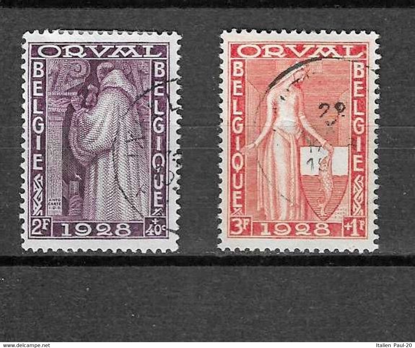 Belgien - Selt./gestempelte Bessere Werte Aus 1928 - Michel 240/41! - Usati