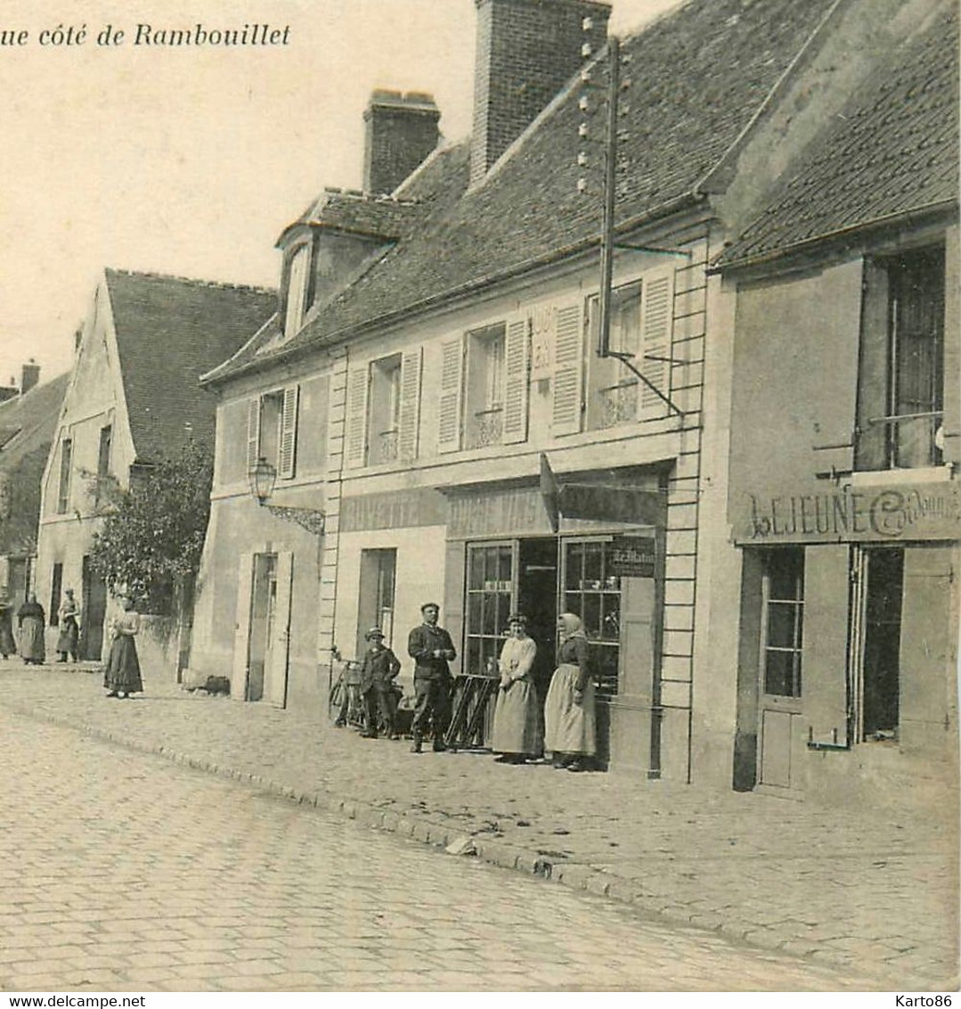 Le Perray En Yvelines * Débit De Tabac Tabacs TABAC Vins DUPRE Buvette , Grande Rue Côté De Rambouillet * LEJEUNE - Le Perray En Yvelines