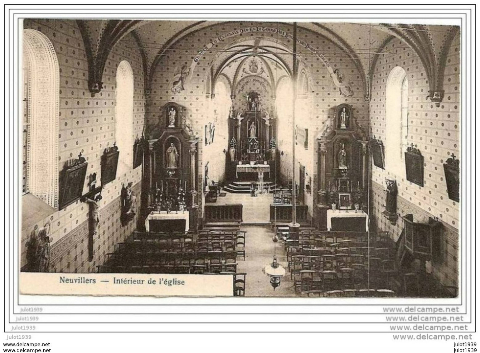 NEUVILLERS ..--  Intérieur De L' Eglise . - Libramont-Chevigny