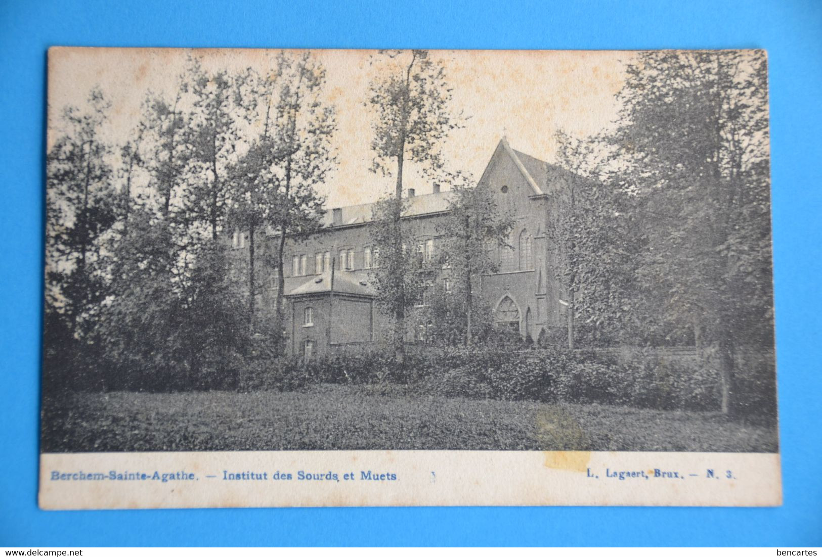 Berchem-Ste-Agathe 1900: Institut Des Sourds Et Muets - St-Agatha-Berchem - Berchem-Ste-Agathe