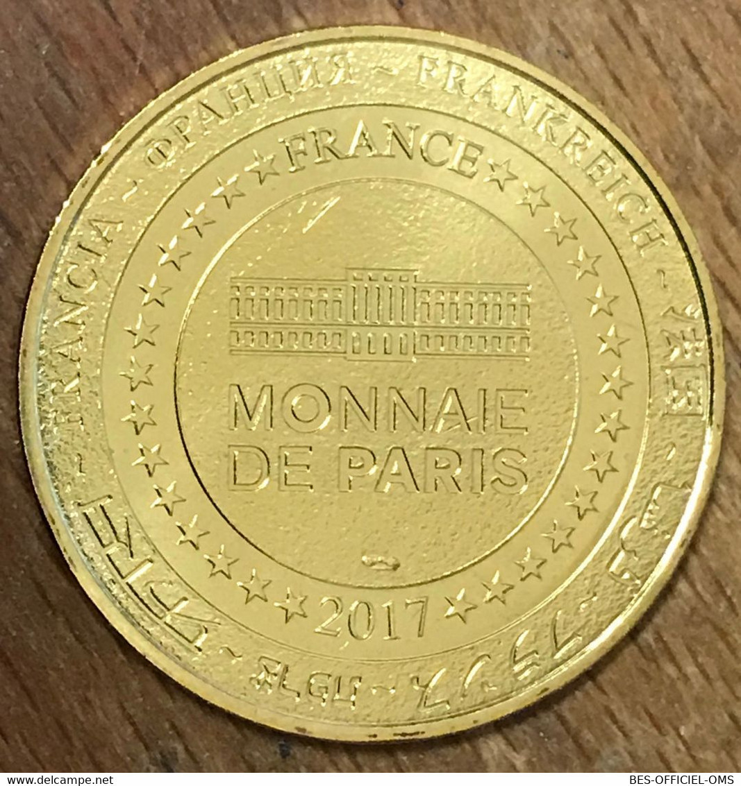 89 GUÉDELON CHANTIER MÉDIÉVAL MDP 2017 MÉDAILLE SOUVENIR MONNAIE DE PARIS JETON TOURISTIQUE MEDALS COINS TOKENS - 2017