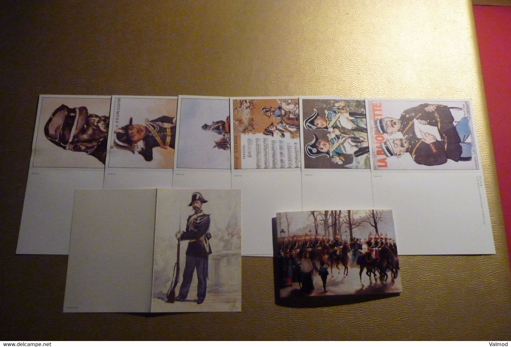 Lot De 8 Cartes Postales Gd Format (Reproductions D'Images Anciennes) En Lien Avec La Gendarmerie (7) & La Cavalerie (1) - Police & Gendarmerie