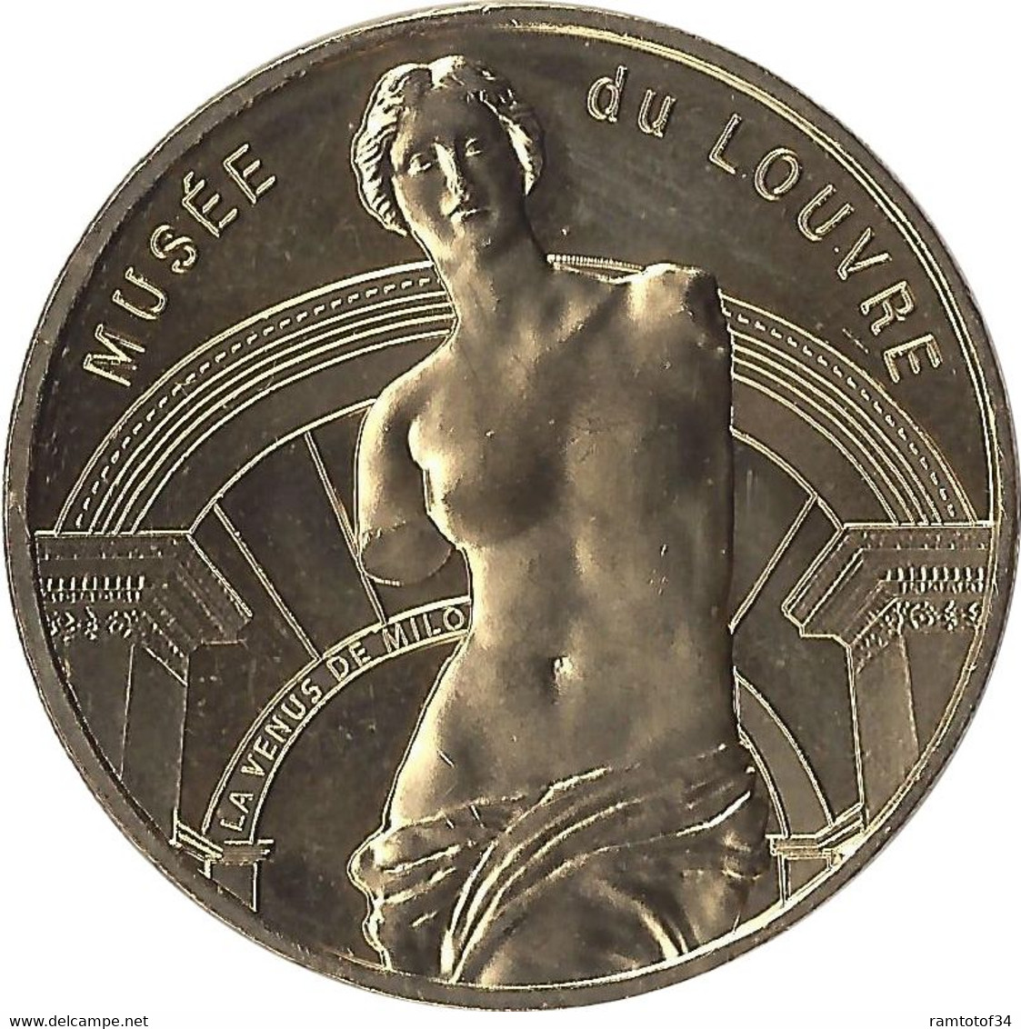 2019 MDP407 - PARIS - Musée Du Louvre 3 (Vénus De Milo) / MONNAIE DE PARIS - 2019