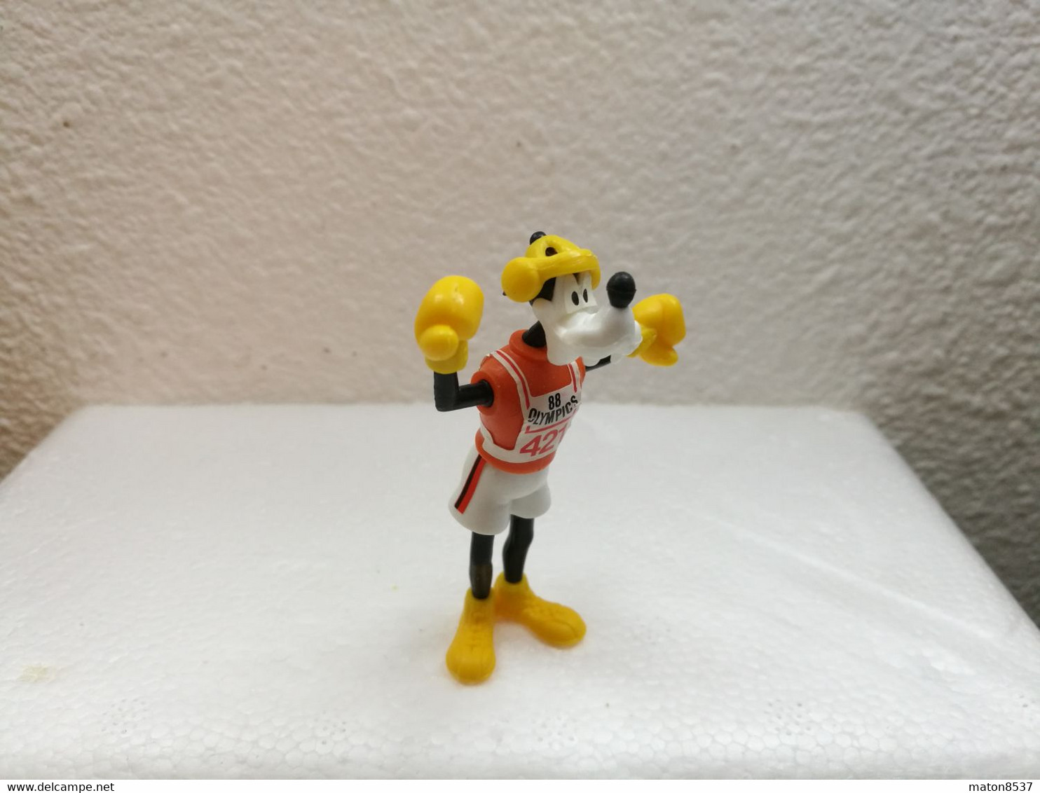 Kinder :  Olympia Goofy 1988 - Goofy Als Boxer - Orange - Inzetting