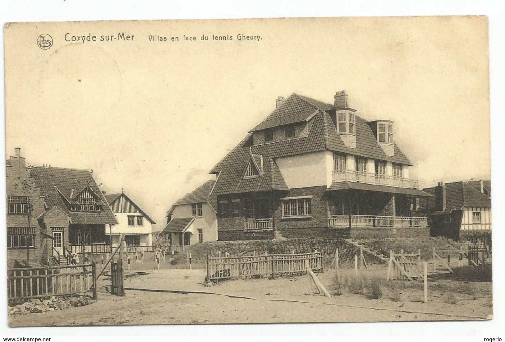 Coxyde - Villas En Face Du Tennis Gheury - 1920 - Koksijde