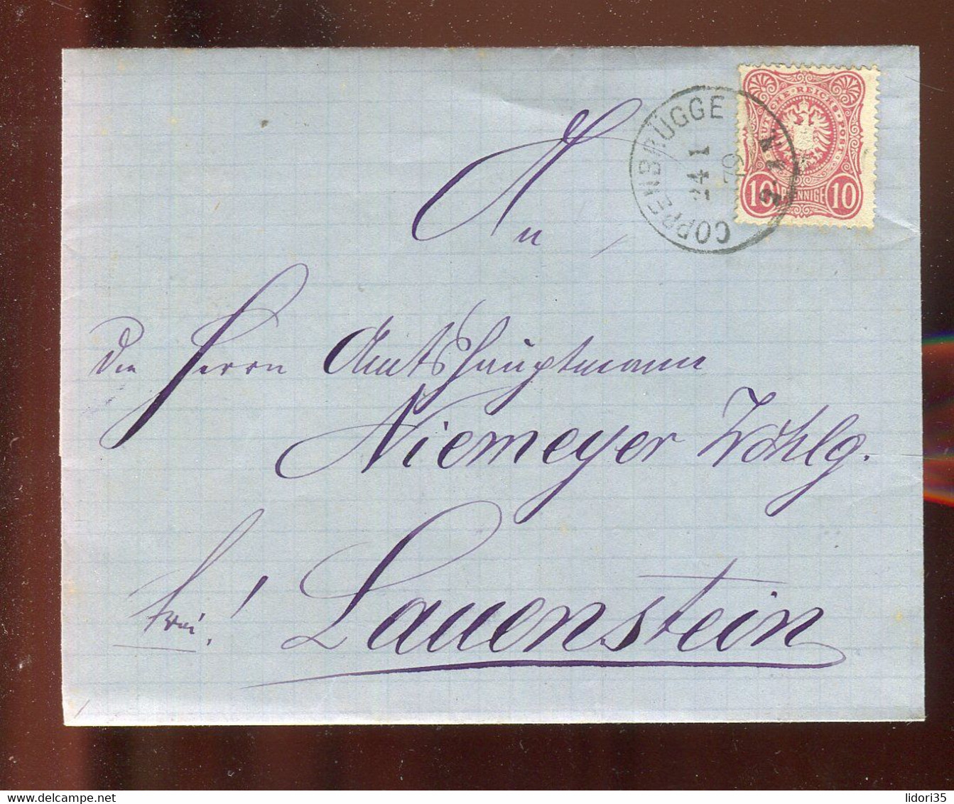 Deutsches Reich / 1879 / Brief K1-Stempel "COPPENBRUEGGE" (6147) - Briefe U. Dokumente