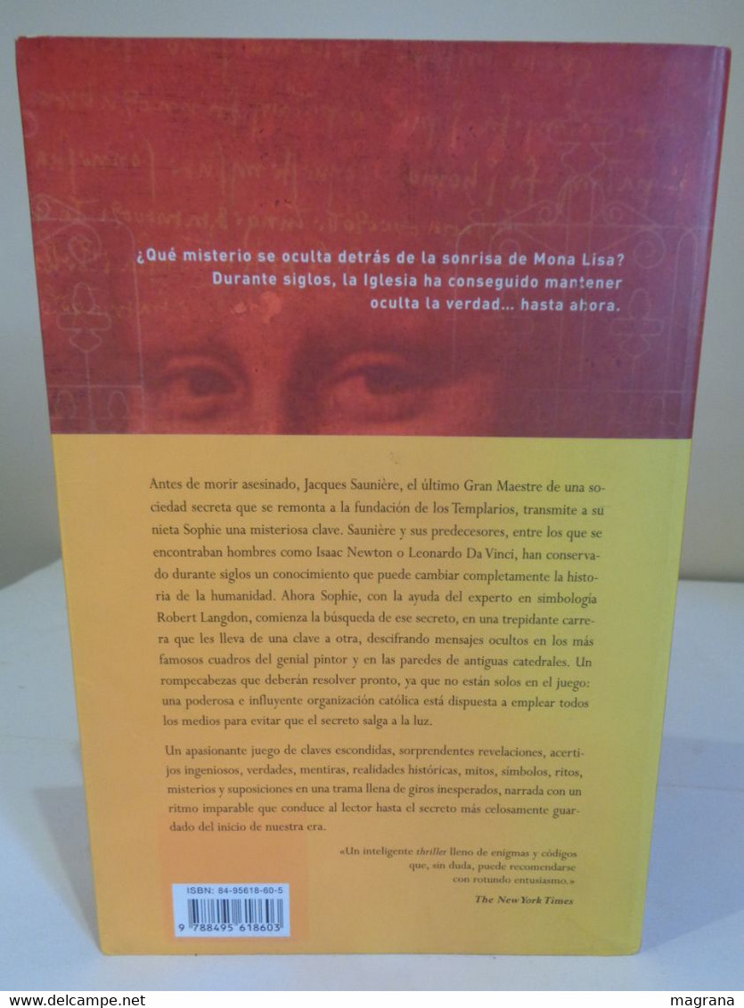 El Código Da Vinci. Dan Brown. Editorial Umbriel. Año 2003. 557 Páginas. - Classiques