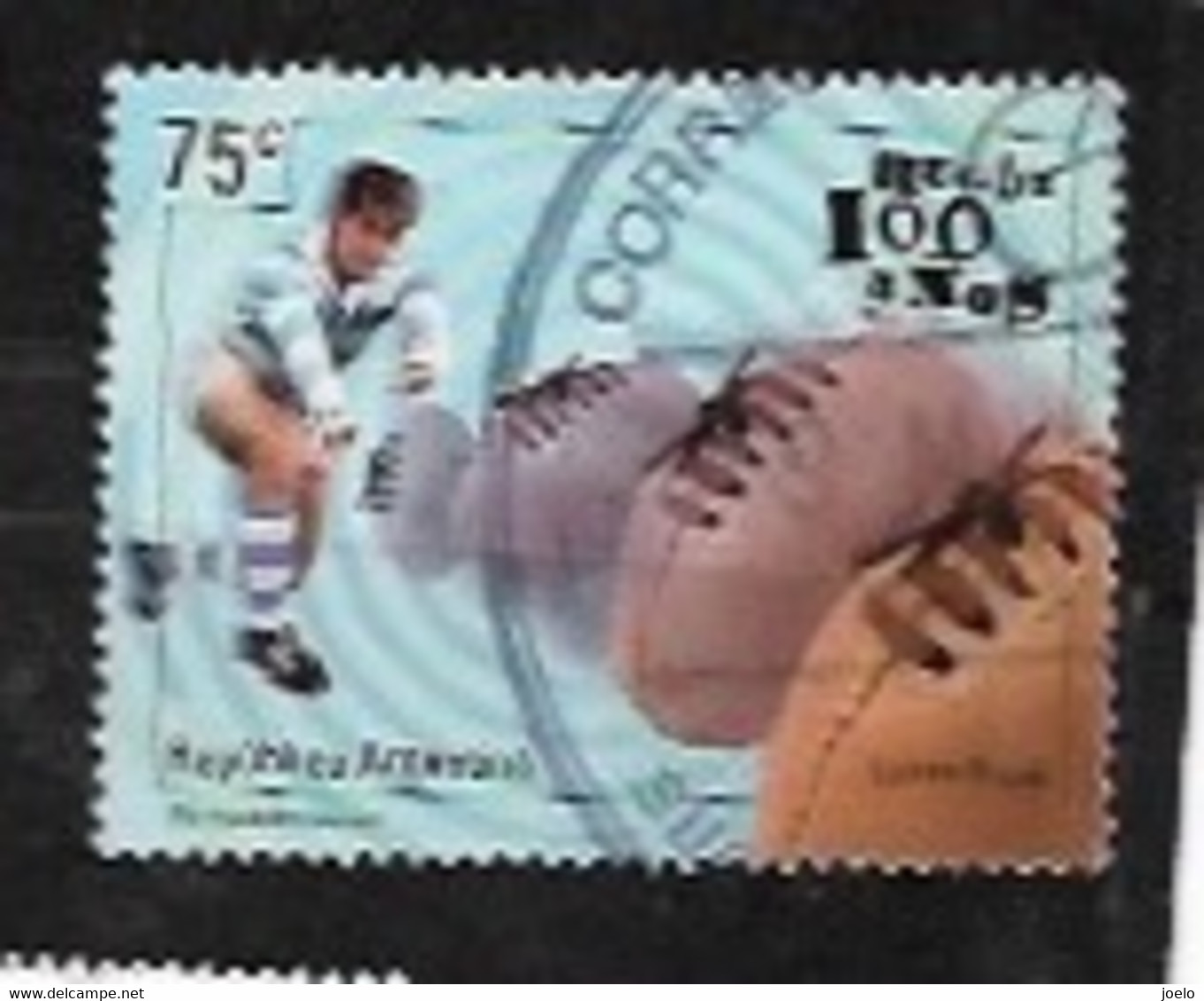 ARGENTINA 1999 CENTENARY OF RUGBY - Used Stamps