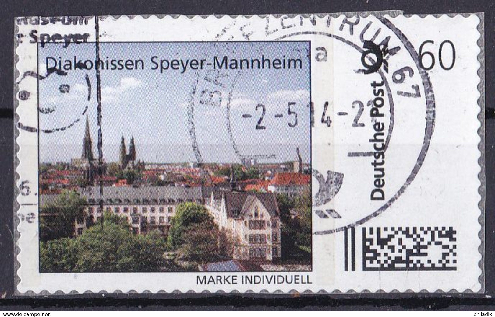 BRD Privatpost Individuell (60 Cent) Diakonissen Speyer Mannheim (A1-22) - Privatpost