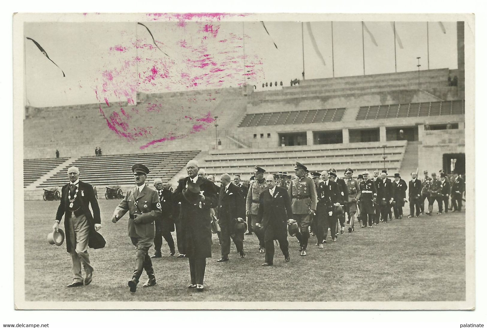 Drittes Reich Olympia 1936 Hitler Trifft Im Stadion Ein - Eventi