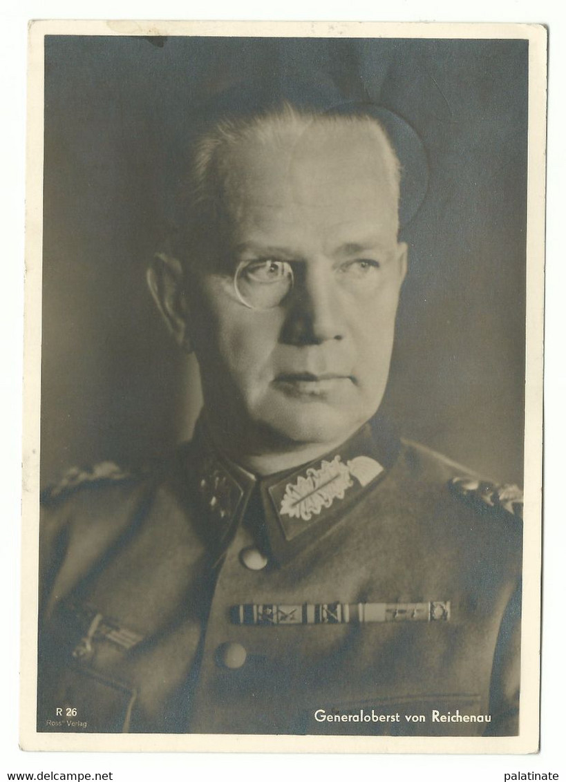 Drittes Reich Generaloberst Von Reichenau Ross-Verlag R26 1941 - Personnages