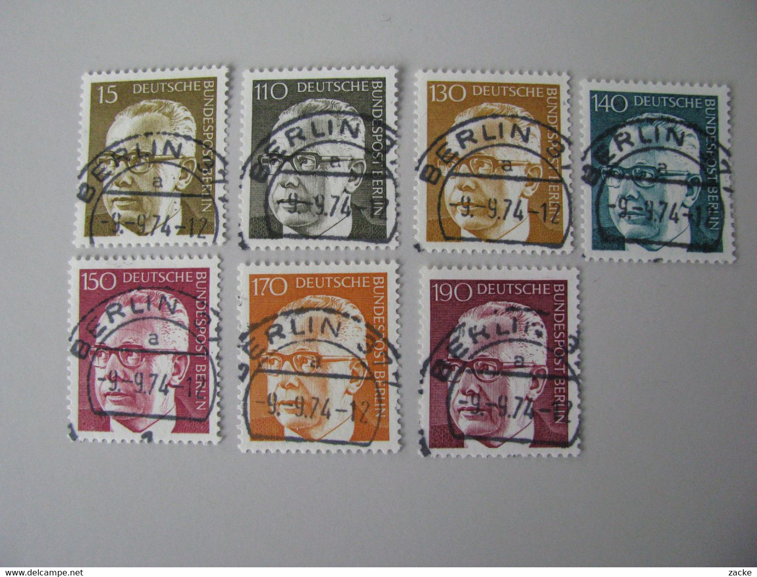 Berlin  427 - 433  O - Used Stamps