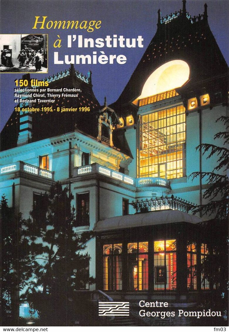 Lyon 8 Monplaisir Institut Fréres Lumière Villa Château Hommage Centre Pompidou 1995 - Lyon 8
