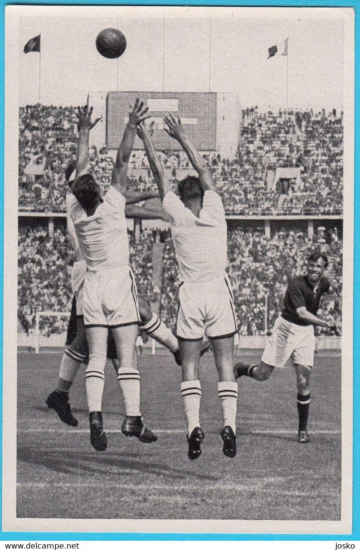 OLYMPIC GAMES BERLIN 1936 - Handball Match HUNGARY Vs AUSTRIA ... German Vintage Card * Hand-ball Balonmano Pallamano - Tarjetas