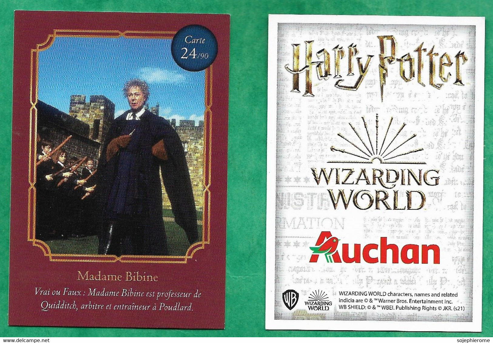 Auchan "Harry Potter Wizarding World" Madame Bibine 24/90 - 2scans - Harry Potter