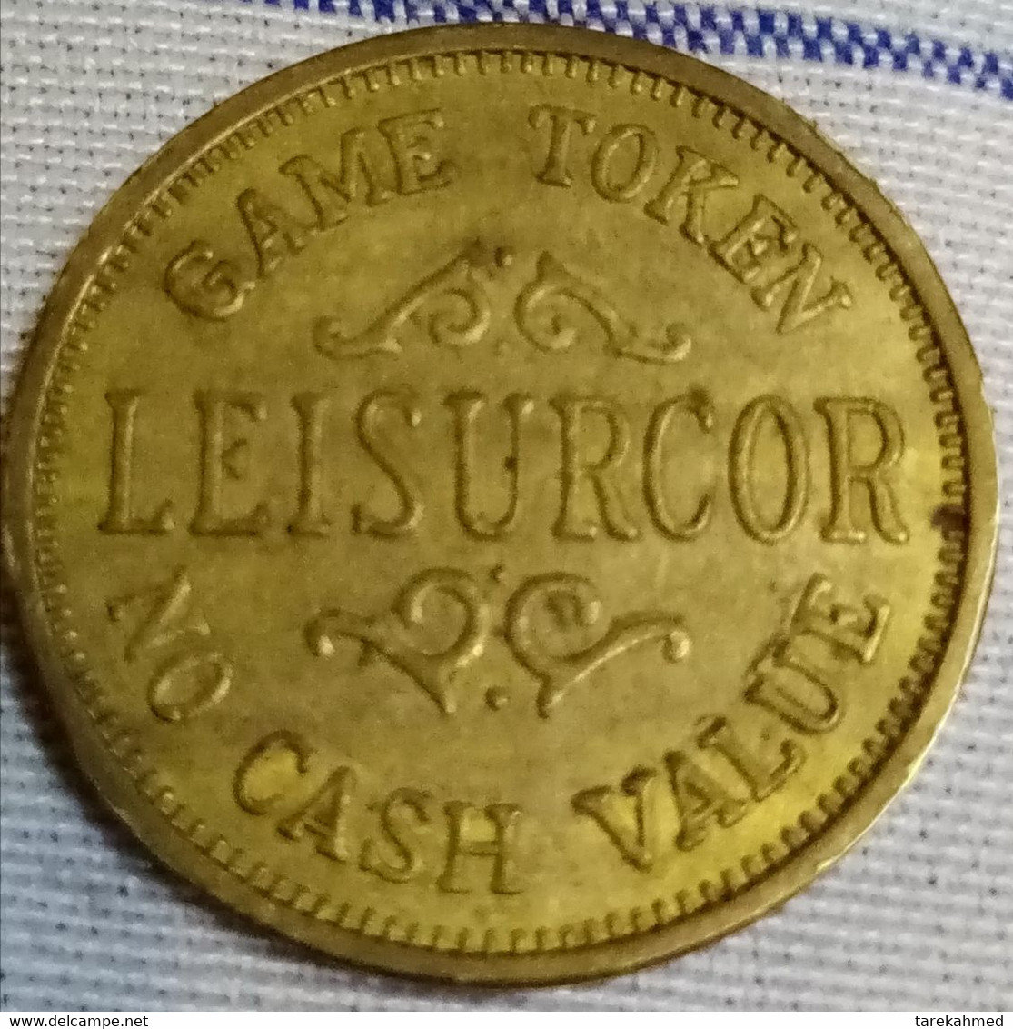 US , 1980 , Rare Maverick LEISURCOR Game Token/ 3-Slotted Security Token 510 , Agouz0 - Casino