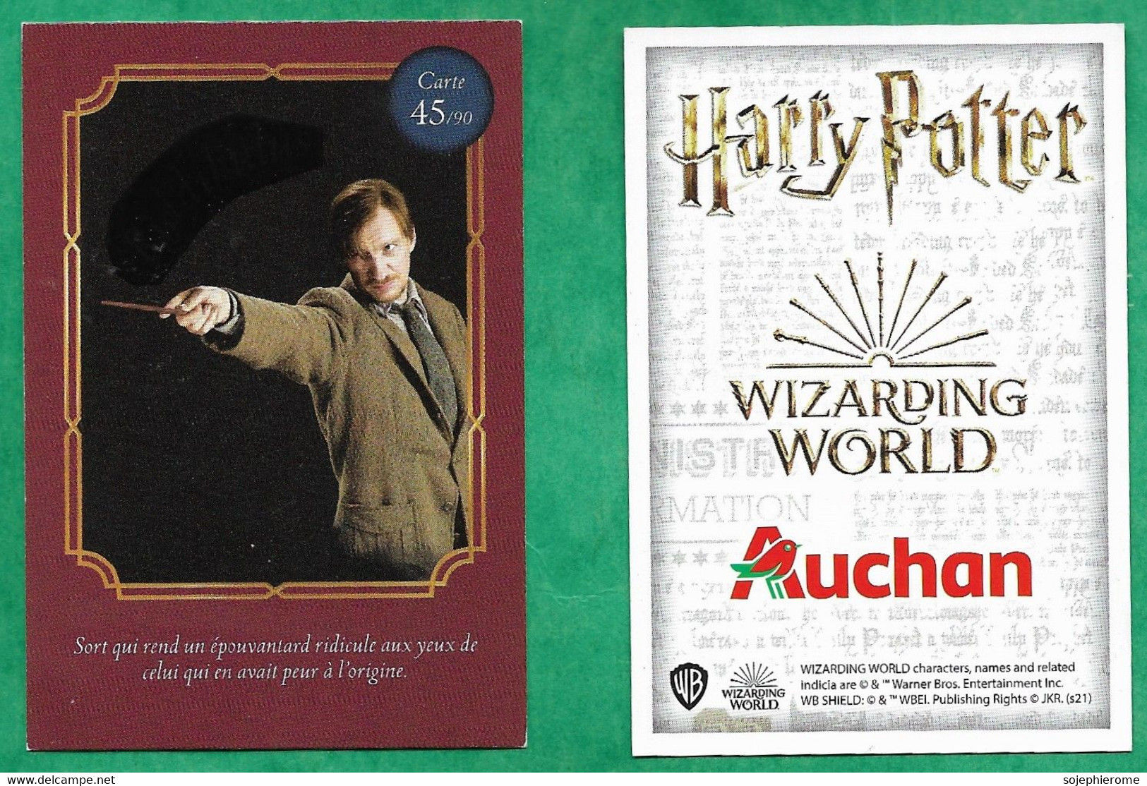 Auchan "Harry Potter Wizarding World" Riddikulus 45/90 - 2scans - Harry Potter