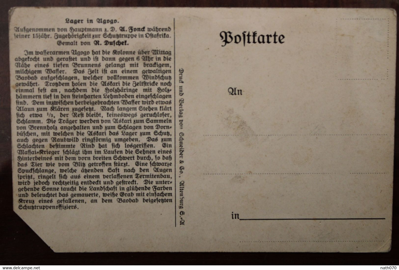 Ak 1900's Deutsche Tansania Ugogo CPA DR Allemagne Deutsches Reich Colonie Kolonien Tanzanie - Ehemalige Dt. Kolonien