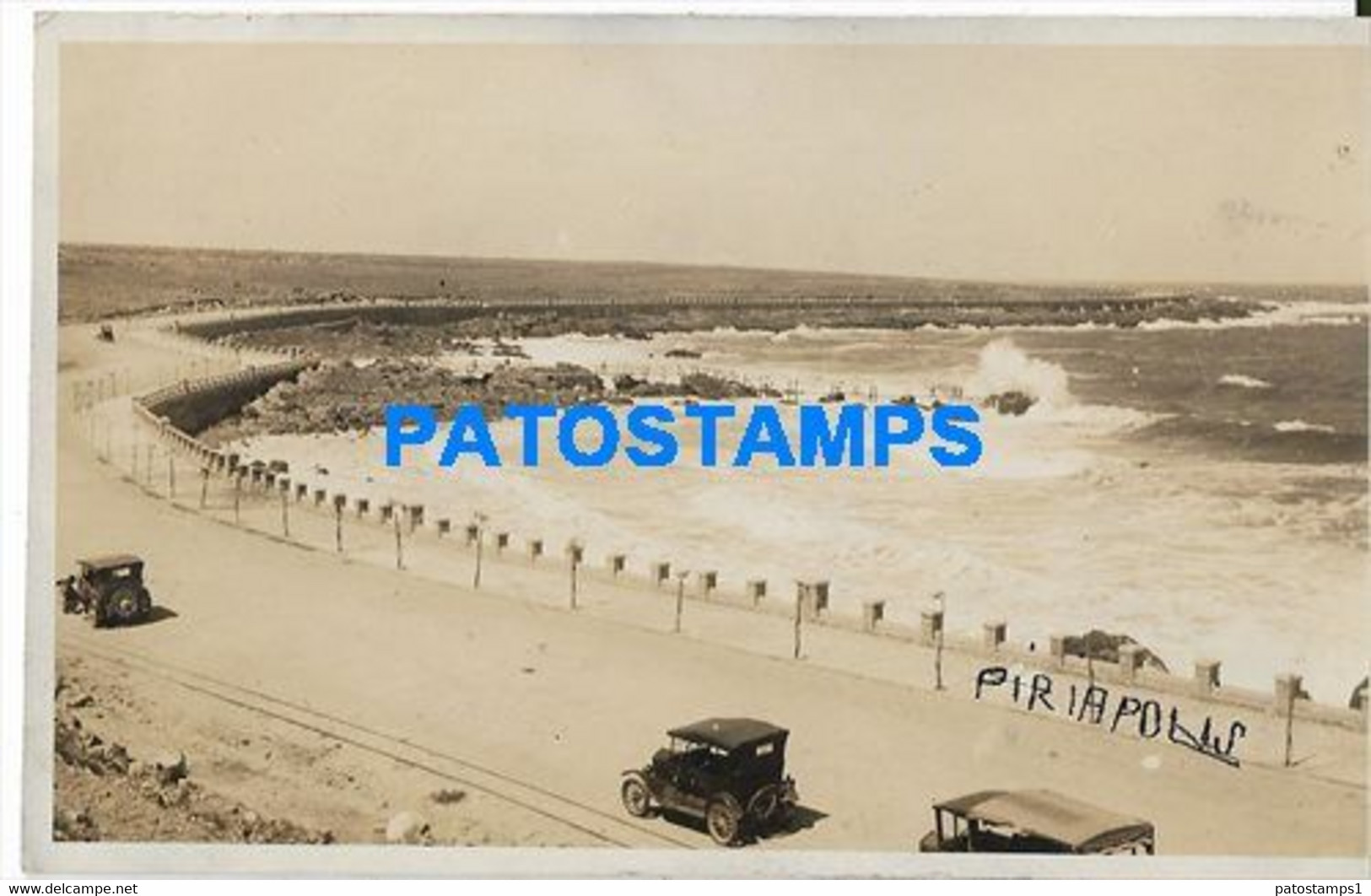 172712 URUGUAY PIRIAPOLIS VISTA DE LA PLAYA BEACH POSTAL POSTCARD - Uruguay