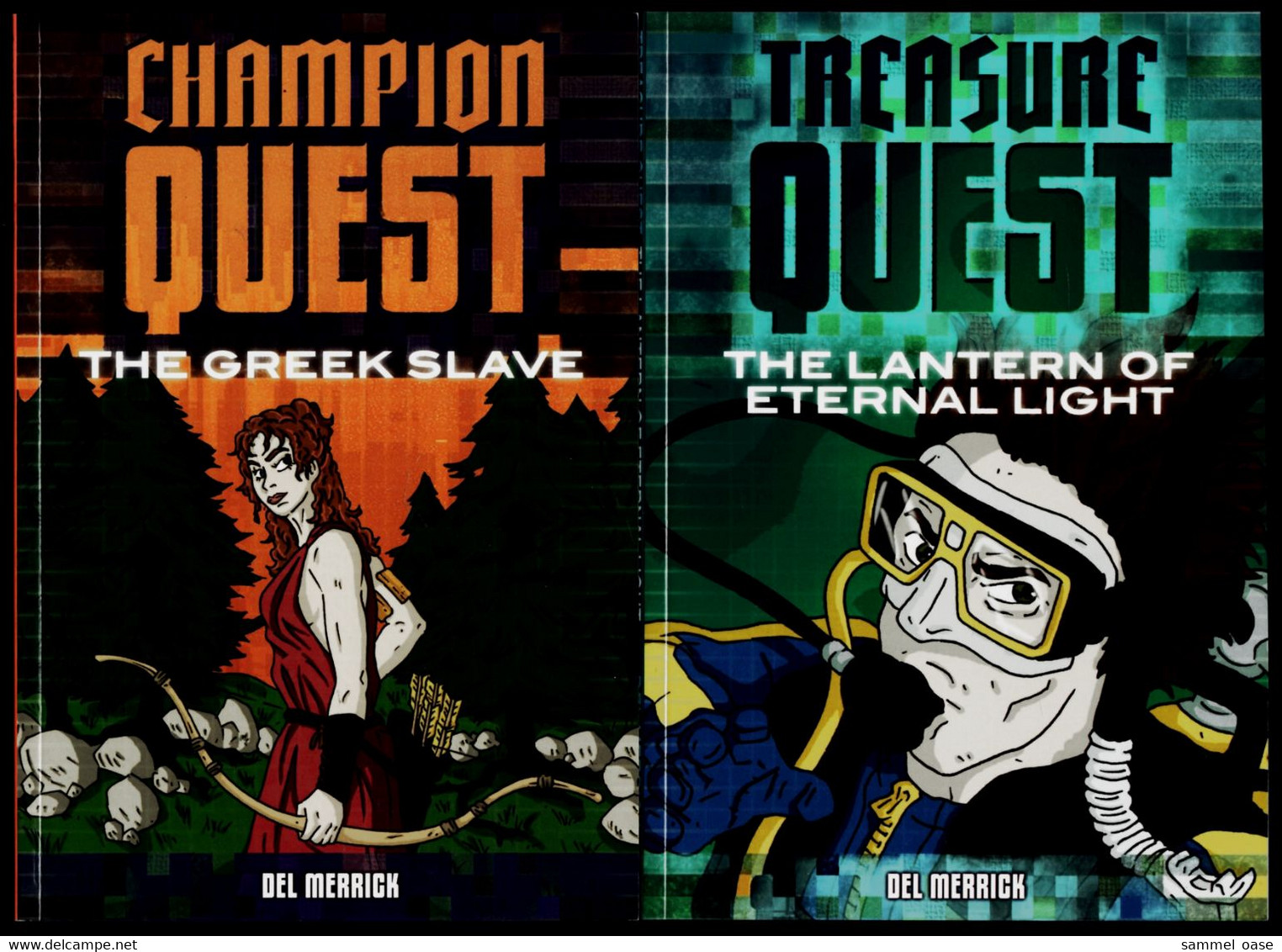 2 X Comic  -  Champion Quest : The Greek Slave  +  Trasure Quest  -  Blake Education Verlag - Autres & Non Classés