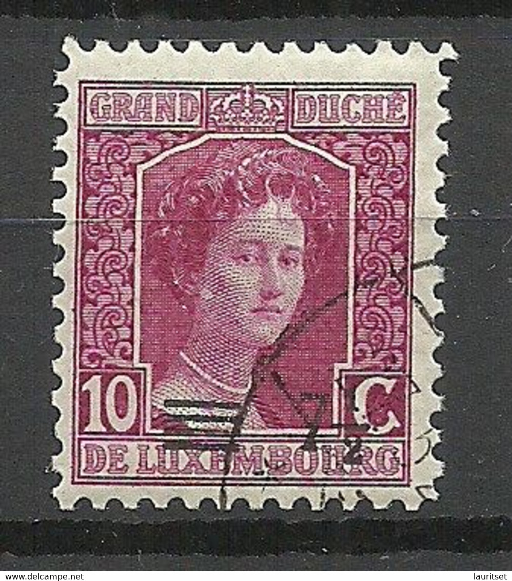 LUXEMBOURG Luxemburg 1918 Michel 113 O - 1914-24 Marie-Adélaïde