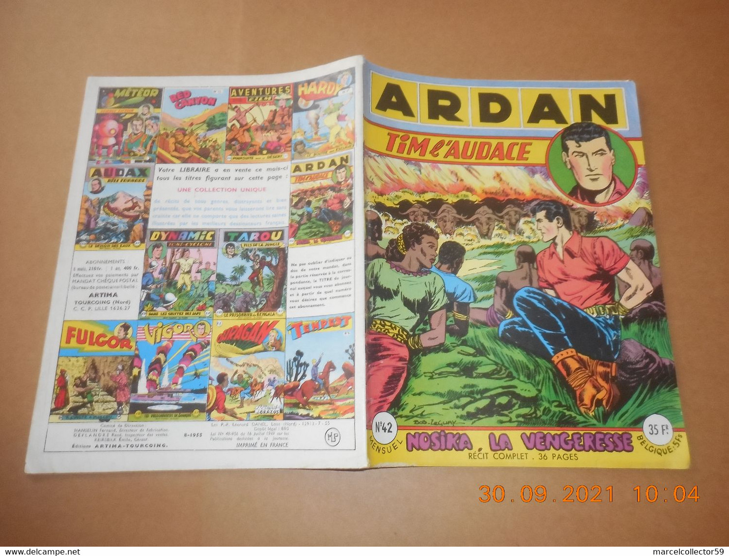 Ardan N°42 Année 1955 Be - Piccoli Formati