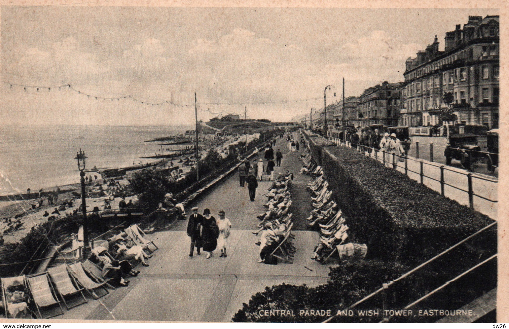 Central Parade And Wish Tower, Eastbourne (Sussex) Publicité T. Klaverblad - Eastbourne